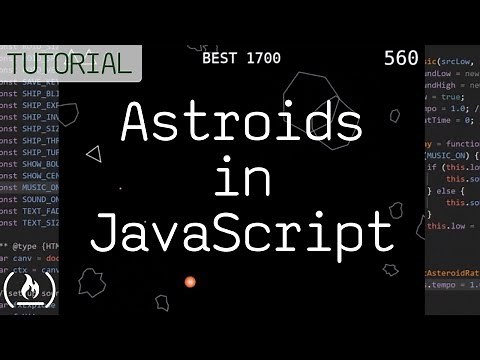 Code Asteroids in JavaScript (1979 Atari game) - tutorial