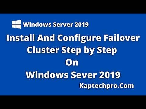 Failover Cluster Installation & Configuration Step By Step
