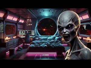 10-Hour Angry Alien ASMR in Space – Humming UFO & Computer Sounds for Sleep, Study, Relaxation