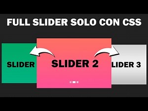 🔴Crea un slider impresionante con solo HTML y CSS: ¡sin JavaScript!