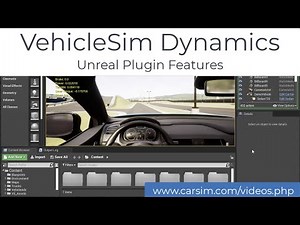 Mechanical Simulation's VehicleSim Dynamics Plugin for Unreal Engine