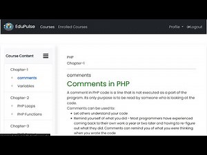 Online Learning System PHP and MySQL Project - With Source Code