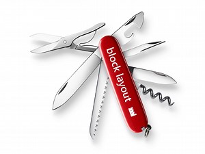 What is a block layout useful for in factory planning? | visTABLE®