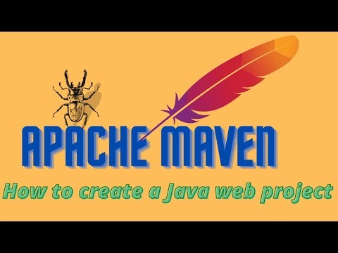 How to create a Java web project with Maven