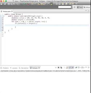 Find the Maximum and Minimum values in an Array (Java)