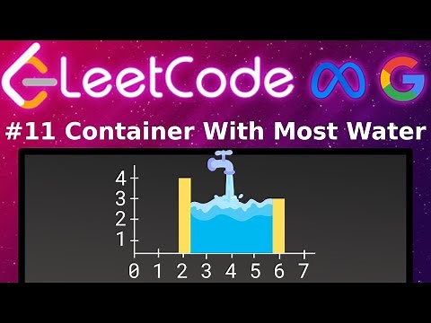 [Animated] LeetCode 11 Container With Most Water | Blind 75 | Two Pointer Technique