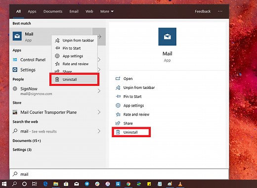 How to uninstall new Outlook or Mail App in Windows 11