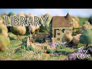 Building an Overgrown Library | Cozy Speed Build | Tiny Glade #tinydaily