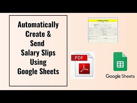 How To Automatically Create And Send Salary Slips Using Google Sheets
