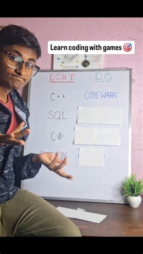 Suffcode Fab | Learn coding with games 🎯 C++ ---- code wars SQL ---- SQL island C# ---- codin game Python ---- Check IO [Coding, programming,... | Instagram