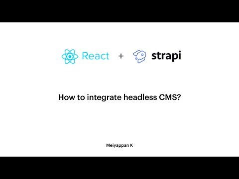 Reactjs app Integration with StrApi (Headless CMS)