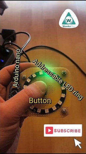 DIY LED Ring Game with Arduino Nano – Simple, Fun & No Extra Components!
