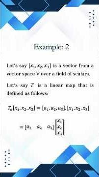 What is a linear functional?