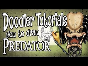 How to Draw Predator | STEP BY STEP DOODLER TUTORIAL