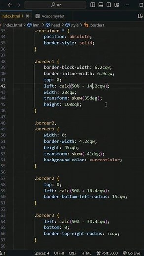 How to Make X Logo using HTML CSS #coding