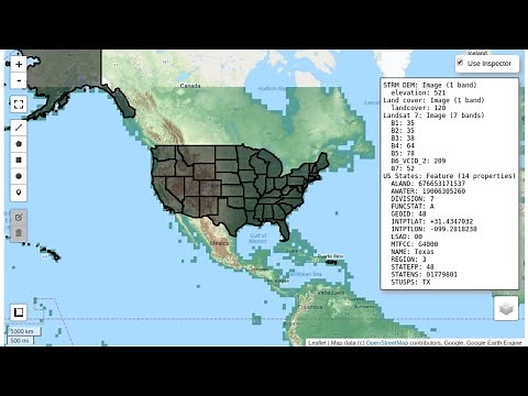 GEE Tutorial #3 - Introducing the Inspector tool for Earth Engine Python API