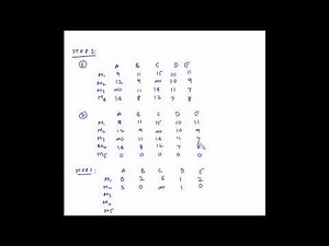 Assignment model - Example 5