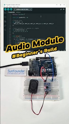 Create Music with Arduino: Audio Module & Speaker Tutorial!