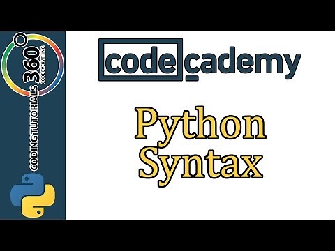 Learn Python with CodeCademy: Python Syntax