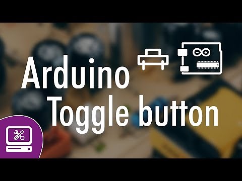 Arduino uno Toggle button with led on and off tutorial