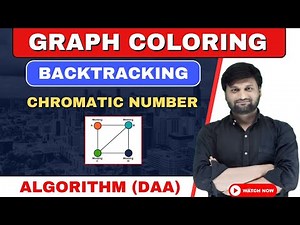 Graph coloring problem using backtracking in DAA|Chromatic Number