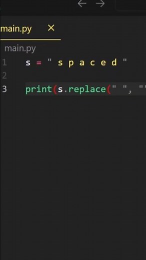 Remove All Spaces from a String in Python #coding #python #programming