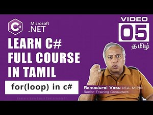 C# For Loop Tutorial in Tamil | Looping Concepts Explained with Examples