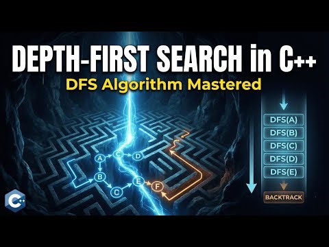 Depth-First Search Explained | DFS Graph Algorithm in C++#C++ #DFS #DataStructures
