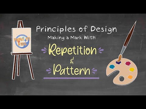 Art Education - Principles of Design - Repetition and Pattern - Back to the Basics - Art Lesson