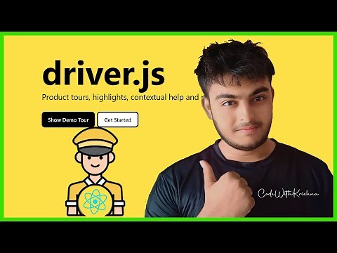 How to Create Interactive Website Tours with React Driver JS | React Animation Tutorial