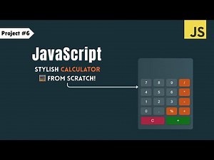 JavaScript Project #6 – Build a Modern Calculator with HTML, CSS & JS 💻