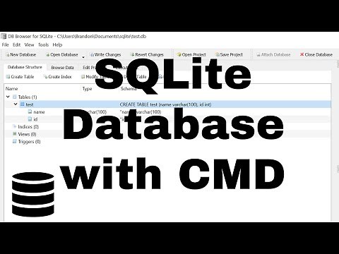 How to Create a SQLite Database with the Command Line in Windows