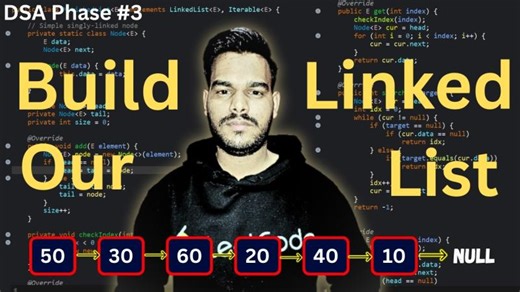 Implementing Linked List from Scratch in Java | Mahesh Ahirwar posted on the topic | LinkedIn