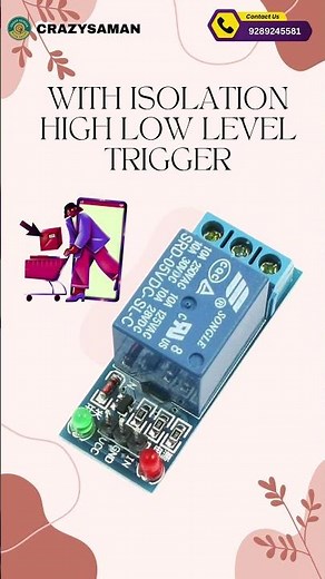 5V Single Channel Relay Module | For Arduino Uno #relay #module #arduinounoprojects #module #diy