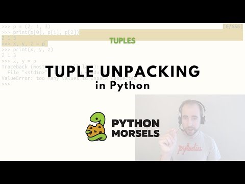 Tuple unpacking in Python