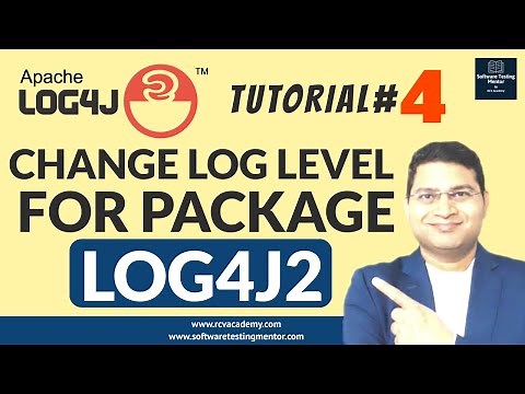Log4j Tutorial #4 - Change Log Level for Java Packages