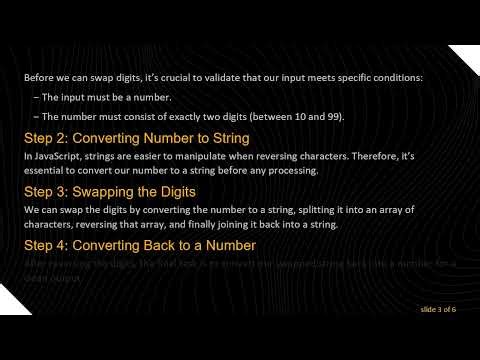 How to Swap Two Digits in a Number Using JavaScript