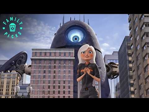 Susan Stops the Giant Alien Robot From Destroying the City | Monsters vs. Aliens
