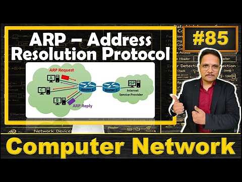 ARP - Address Resolution Protocol in Computer Networks