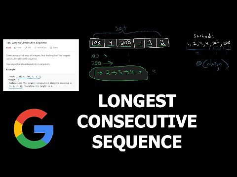 Leetcode 128 - LONGEST CONSECUTIVE SEQUENCE
