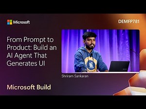 From Prompt to Product: Build an AI Agent That Generates UI | DEMFP781