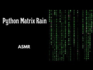 Coding Matrix Digital Rain in Python (Pygame) | Satisfying ASMR