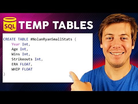 Learn SQL Temp Tables in 13 Minutes: Examples Included