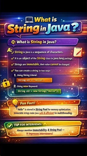 STRING IN JAVA || SPRINGBOOT || SPRING || JAVA-8 || SQL