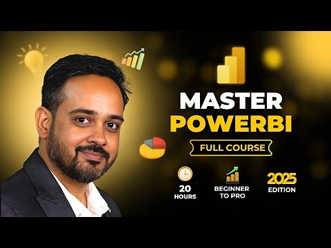 Power BI Complete Course 2026 - Beginner to Expert in 20 Hours (Free Tutorial)