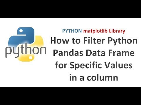 Python Pandas Tutorial 26 | How to Filter Pandas data frame for specific multiple values in a column