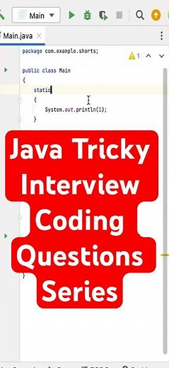 Java Tricky Interview Coding Program 11 #javaprogramming