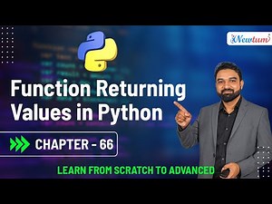 Function Returning Values in Python | Python for Beginners | Chapter 66