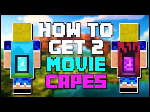 Minecraft - How To Get The Minecraft Movie Capes For FREE (Java/Bedrock)