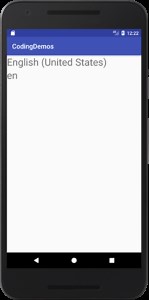 Android Locale - Get Locale Name And Country Code - Coding Demos